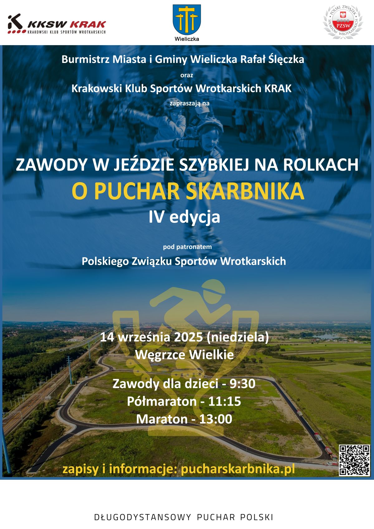 Plakat promujący zawody