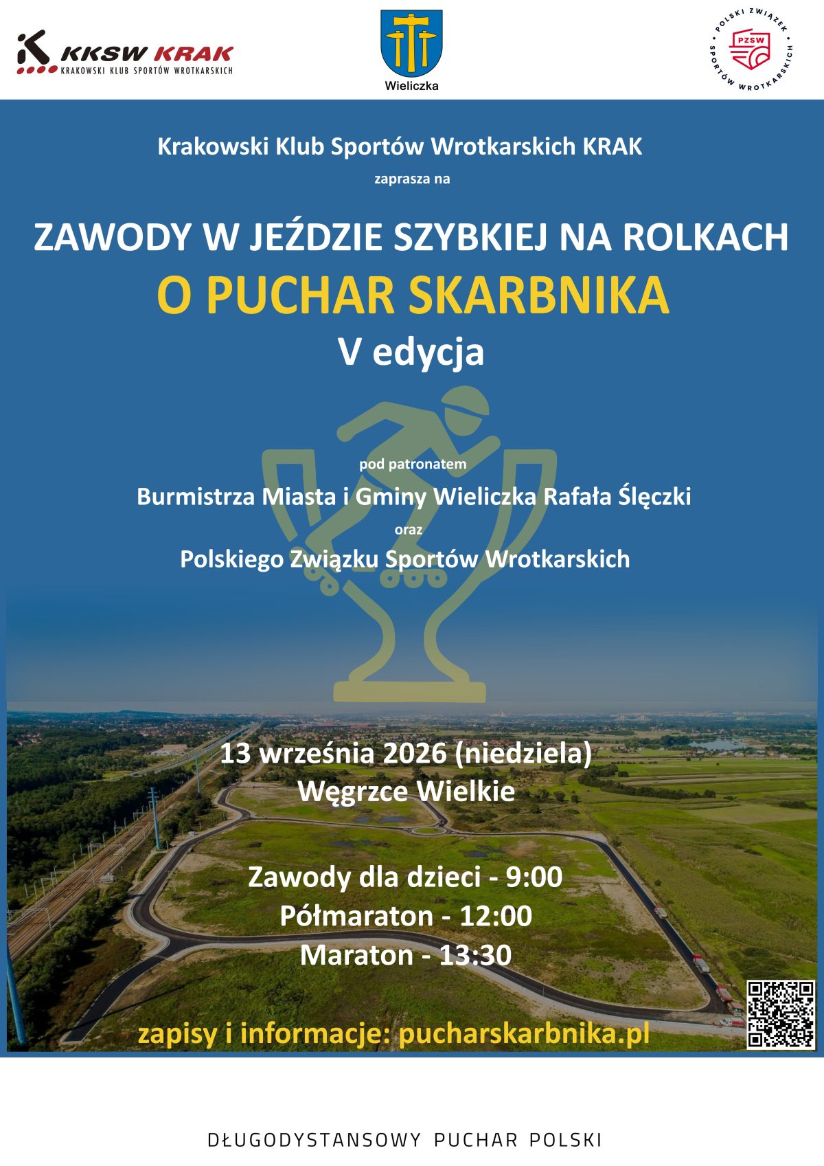 Plakat promujący zawody